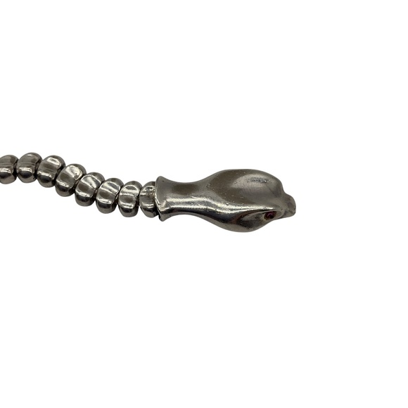 TIFFANY & CO. VINTAGE 925 STERLING SILVER ELSA PERETTI SNAKE SERPENT NECKLACE - Picture 6 of 6